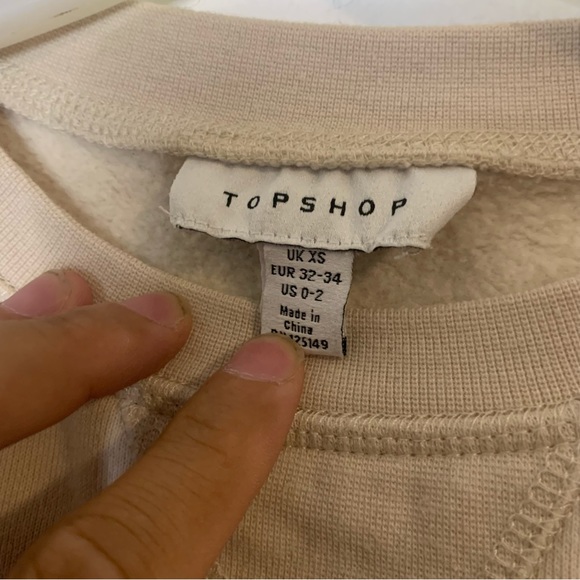 Topshop balloon sleeves cropped sweater - Picture 5 of 7